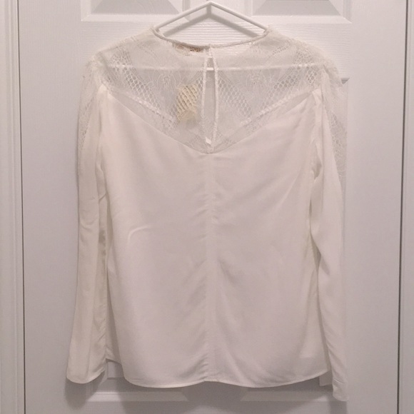 Maje White Lace Blouse NWT - Picture 5 of 7